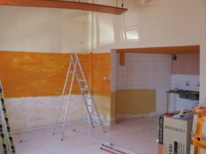 Space ready for carpenter